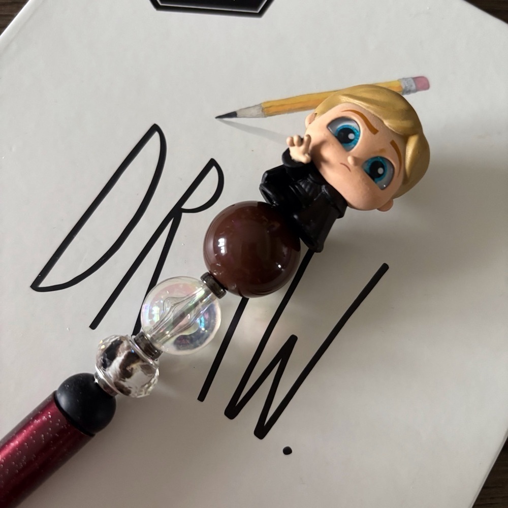 Disney Doorables: Star Wars: Luke Skywalker handmade beaded pen